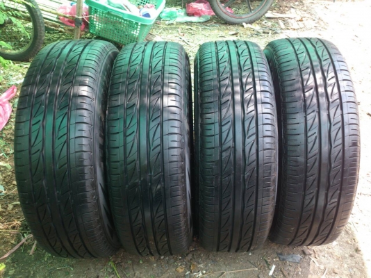 ขายแม็ก TOYOTA  ALTIS พร้อมยางบริดสโตน 195/65R15 ปี12 ดอกยางหนาๆสวยๆ จำนวน 1 ชุด