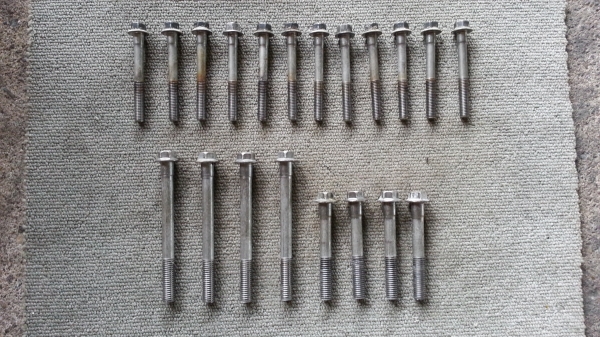 SEADOO 800 น๊อต ฝาสูบ เสื้อสูบ คอท่อไอเสีย