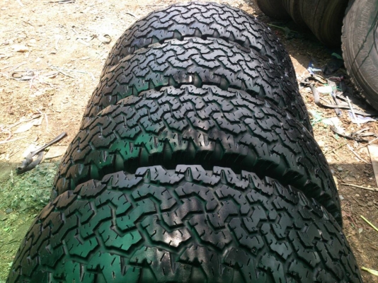 ขายแม็ก 6รูขอบ15 พร้อมยาง BF goidrich 31&times;10.5R15  ยางปี10 สวยๆ จำนวน 1 ชุด