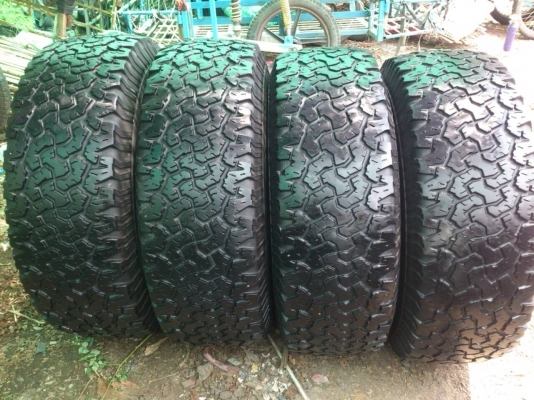 ขายแม็ก 6รูขอบ15 พร้อมยาง BF goidrich 31&times;10.5R15  ยางปี10 สวยๆ จำนวน 1 ชุด