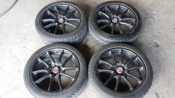 Lenso Samurai ขอบ17 4รู100/114 พร้อมยางสวยๆ Nitto ปี12