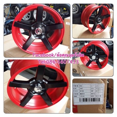 มาแล้ววว ชุดเดียวนะ!!! แม็กซ์ใหม่ Vossen CV3 ขอบ15 กว้าง7 4รู100 ชุดละ 9,500฿