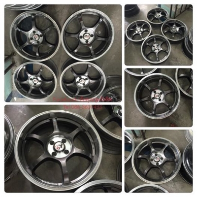 ขายล้อแม็กซ็ขอบ17 Advan RG 4รู100 ราคา 6,500฿