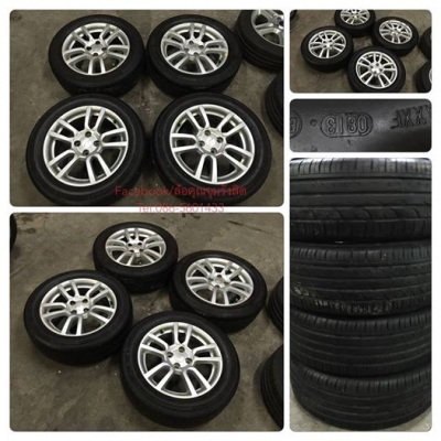 ขายล้อ 16 Sonic 4รู100 +ยางปี13 ราคา6,500฿ ถูกๆ