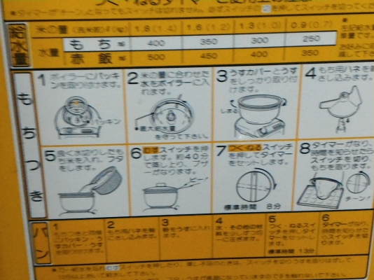 เครื่องผสมแป็งหรืออื่นๆแบบเอนกประสงค์ ยี่ห้อ HITACHI  มีอุปกรณ์ใบกวนผสมให้สองขนาด