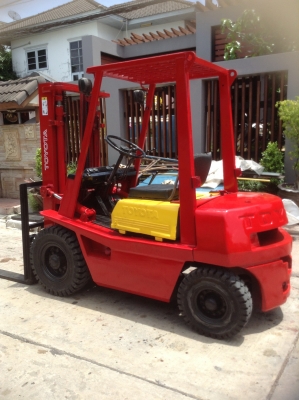 +++ ขายโฟล์คลิฟท์  TOYOTA 4FD20  ขนาด  2  ตัน   เครื่องยนต์ดีเซล  เสา  3  เมตร  เกียร์ธรรมดา  งา 1,070  มม.  ยางลมครับ