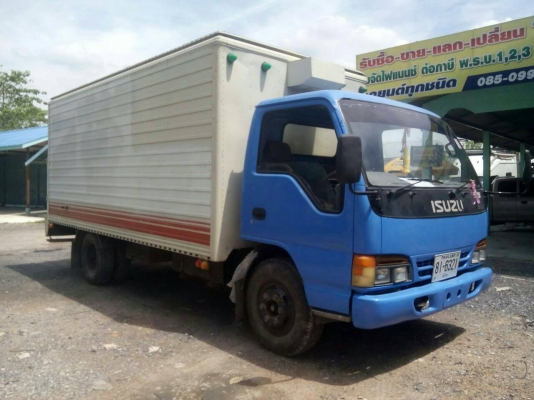รถบรรทุกตู้แห้ง ISUZU 6 ล้อใหญ่ ปี 95 เครื่อง 120 แรง ราคา