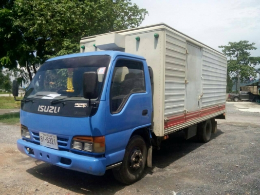 รถบรรทุกตู้แห้ง ISUZU 6 ล้อใหญ่ ปี 95 เครื่อง 120 แรง ราคา