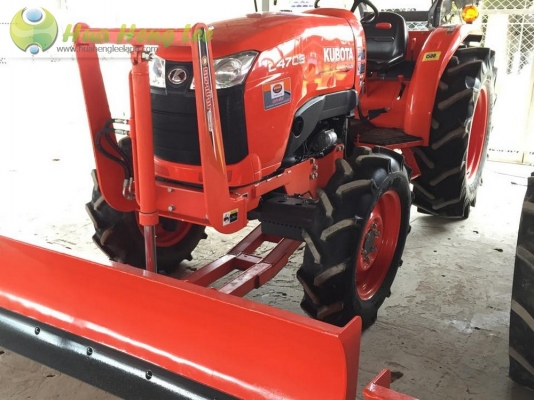 รถไถมือสองสภาพเหมือนใหม่ L4708 พร้อมใบดันหน้า ใช้งานเพียง 119 ชั่วโมง ผ่อนได้