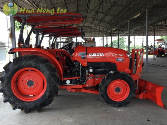 รถไถมือสองสภาพเหมือนใหม่ L4708 พร้อมใบดันหน้า ใช้งานเพียง 119 ชั่วโมง ผ่อนได้