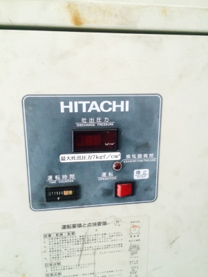 ปั้มลมมือสองแบบลูกสูบ hitachi bebicon15 oilfree 15แรงม้า ปั้มลมมือสองแบบลูกสูบ hitachi bebicon15 oilfree 15แรงม้า