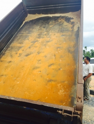 Isuzu  npr 130 hp  รถมือหนึ่งออกห้างคะ คุณเคฮิน จ.ลำพูล มัดจำกลางอากาสแล้วคะ