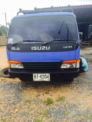 Isuzu  npr 130 hp  รถมือหนึ่งออกห้างคะ คุณเคฮิน จ.ลำพูล มัดจำกลางอากาสแล้วคะ