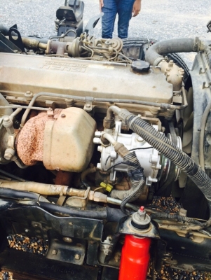 Isuzu  npr 130 hp  รถมือหนึ่งออกห้างคะ คุณเคฮิน จ.ลำพูล มัดจำกลางอากาสแล้วคะ