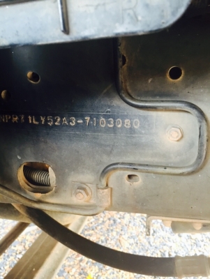 Isuzu  npr 130 hp  รถมือหนึ่งออกห้างคะ คุณเคฮิน จ.ลำพูล มัดจำกลางอากาสแล้วคะ