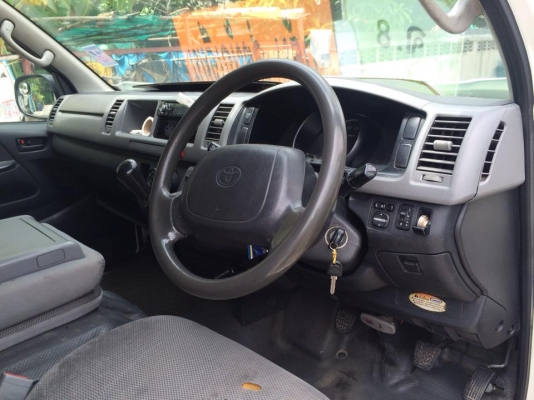 ขายรถตู้คอมมิวเตอร์ปี08หลังคาสูง เครื่องเบนซินก๊าซNGVโรงงาน ไม่แพง