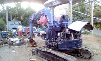 รถแบ๊คโฮ MM30UR เก่านอก 500 ชั่วโมง