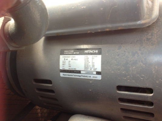 ปั๊มลม HITACHI BABICON 3HP Made In Japan มือสองสภาพดี