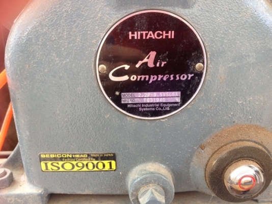 ปั๊มลม HITACHI BABICON 3HP Made In Japan มือสองสภาพดี