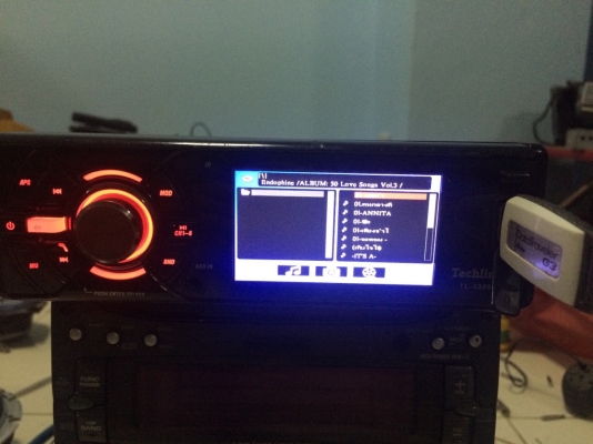 Techline TL-3305 จอสี 3.5 นิ้ว USB SD CARD DVD VCD MP3 CD FMคลื่นไทย ปรีเอ้า CAMERA BACK VIDEO IN VIDEO OUT มือ2