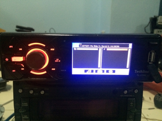 Techline TL-3305 จอสี 3.5 นิ้ว USB SD CARD DVD VCD MP3 CD FMคลื่นไทย ปรีเอ้า CAMERA BACK VIDEO IN VIDEO OUT มือ2
