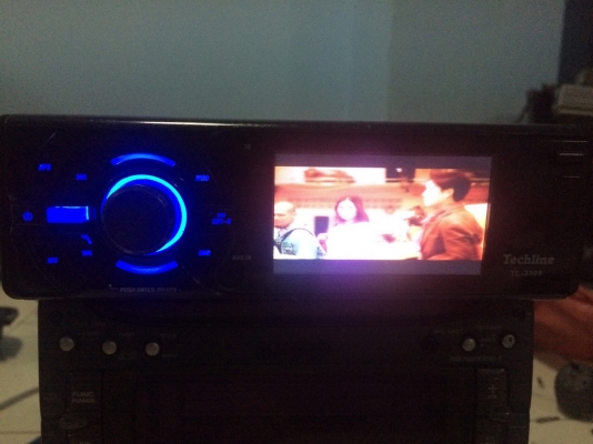 Techline TL-3305 จอสี 3.5 นิ้ว USB SD CARD DVD VCD MP3 CD FMคลื่นไทย ปรีเอ้า CAMERA BACK VIDEO IN VIDEO OUT มือ2