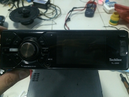 Techline TL-3305 จอสี 3.5 นิ้ว USB SD CARD DVD VCD MP3 CD FMคลื่นไทย ปรีเอ้า CAMERA BACK VIDEO IN VIDEO OUT มือ2