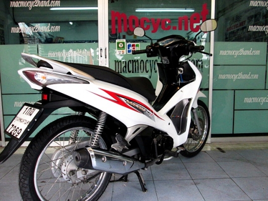 wave 125 i สีขาว พิมนิยม สต๊าทเท้า รถเดือน ธันวาคม ปี56ไมล์8 พันโล ยางใหม่ หน้าหลัง ใช้ได้อีกยาว แถม 3รายการ 31900