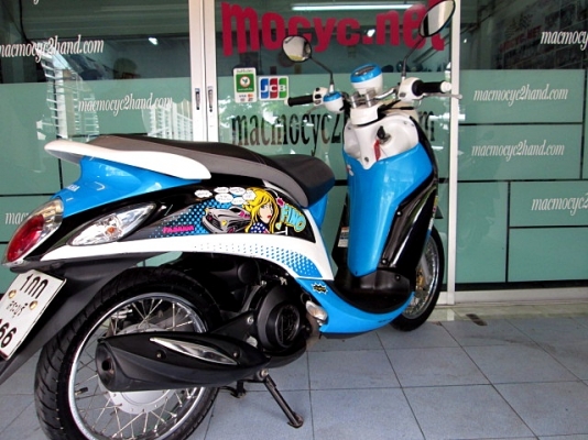 Fino i ลายแฟร์ชั่น สีฟ้าขาวดำ รถเดือน มีนาคม ปี57 รุ่นใหม่หัวฉีด ประหยัดน้ำมัน ไมล์ 2 หมื่นโล แถม 3 รายการ 25900 Fino i ลายแฟร์ชั่น สีฟ้าขาวดำ รถเดือน มีนาคม ปี57 รุ่นใหม่หัวฉีด ประหยัดน้ำมัน ไมล์ 2 หมื่นโล แถม 3 รายการ 25900