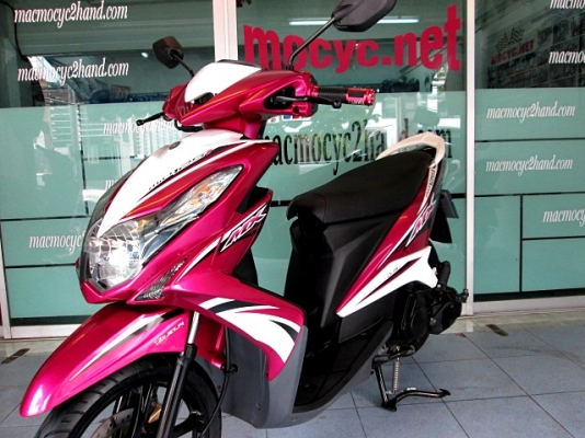 MIO 125 i สีชมพูขาว ลาย MX ตัวท๊อป ล้อแมกซ์ รถเดือน กันยายน ปี 57 ไมล์ 5 พันโล ยางอย่างหนา  แถม 3 รายการ  28900