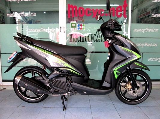 MIO 125 i สีเทาดำ GTX ตัวท๊อป ล้อแมกซ์ รถเดือน กุมภาพันธ์ ปี 57 ไมล์ 5 พันโล  แถม 3 รายการ  28900