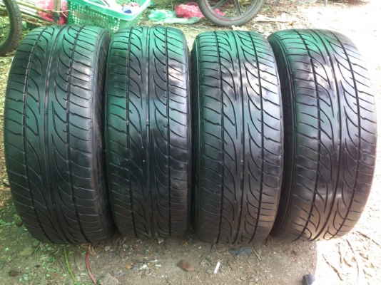 ขายแม็ก CE28 4 รู100 พร้อมยางDUNLOP 205/45R17 ยางสัปดาห์ที่51ปี13 ดอกยางหนาสวยๆ จำนวน 1 ชุด