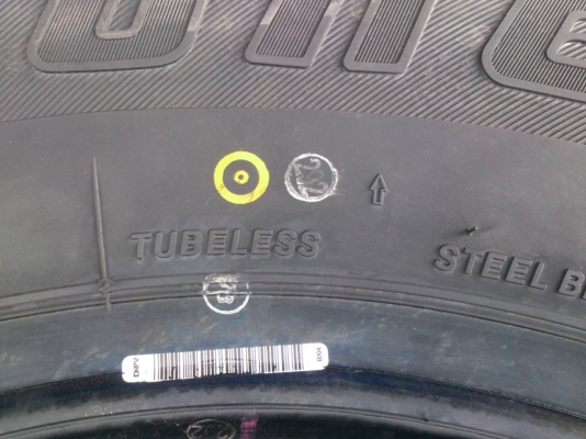 ขายยางใหม่ปี14 บริดสโตน 255/70R15 จำนวน 1 ชุด 12900