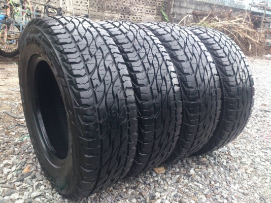 ขายยาง BRIDGESTONE A/T 225/70R15 ยางสัปดาห์ที่32ปี12 ดอกยางหนาสดเท่ากันสวยๆ จำนวน 1 ชุด 5500