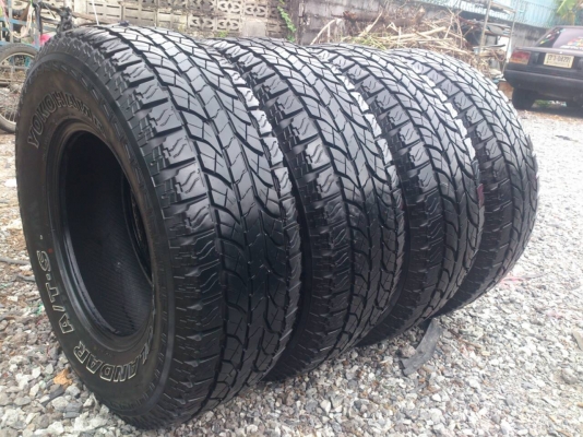 ขายยาง YOKOHAMA  A/T 265/70R16 ยางสัปดาห์ที่10ปี13 ดอกยางหนาสดเท่ากันสวยๆ จำนวน 1 ชุด 6800