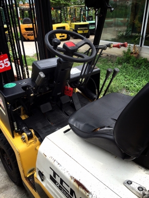 ขายรถ FORKLIFT ยี่ห้อ TCM ขนาด1.8ตัน เครื่องยนต์เบนซิล เกียร์ธรรมดา ยกได้สูง4.75เมตร พร้อม BALE CLAMP