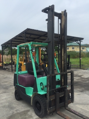 ขายรถ FORKLIFT ยี่ห้อ MITSUBISHI ขนาด1.5ตัน เครื่องยนต์เบนซิล เกียร์ออร์โต้ ยกได้สูง4.5เมตร