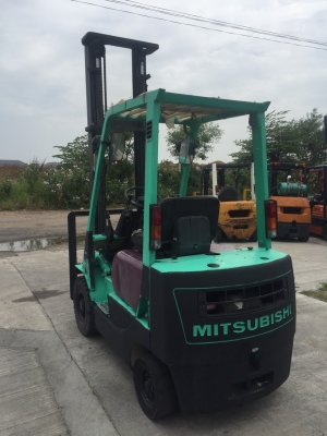 ขายรถ FORKLIFT ยี่ห้อ MITSUBISHI ขนาด1.5ตัน เครื่องยนต์เบนซิล เกียร์ออร์โต้ ยกได้สูง4.5เมตร