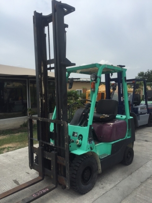 ขายรถ FORKLIFT ยี่ห้อ MITSUBISHI ขนาด1.5ตัน เครื่องยนต์เบนซิล เกียร์ออร์โต้ ยกได้สูง4.5เมตร