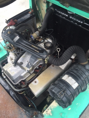 ขายรถ FORKLIFT ยี่ห้อ MITSUBISHI ขนาด1.5ตัน เครื่องยนต์เบนซิล เกียร์ออร์โต้ ยกได้สูง4.5เมตร