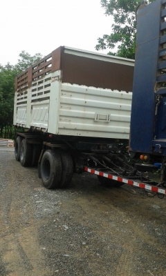 ขายรถบรรทุก 22 ล้อพ่วงแม่ลูกดัมพ์ ISUZU DECA 360 แรงม้าปี 2553 ลูกพ่วงสามมิตร 3 เพลา ราคา 2400000