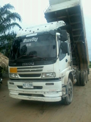 ขายรถบรรทุก 10 ล้อดัมพ์ ISUZU DECA  270 แรงม้าปี 2549 มีระบบลากพ่วง ราคา 1650000