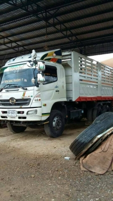 ขายรถบรรทุก 22 ล้อพ่วงแม่ลูกดัมพ์ HINO MEGA 320 แรงม้าปี 2549 ลูกพ่วงสามมิตร 2 เพลาปี 2550 ราคา 1900000