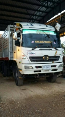 ขายรถบรรทุก 22 ล้อพ่วงแม่ลูกดัมพ์ HINO MEGA 320 แรงม้าปี 2549 ลูกพ่วงสามมิตร 2 เพลาปี 2550 ราคา 1900000