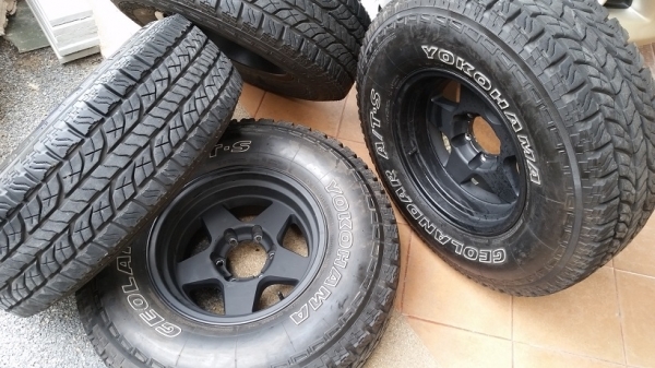 ล้อ Lenso ลาย bradley กว้าง8 et-25 ขอบ16 พร้อมยาง Yokohama