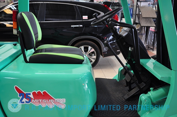 ขายรถโฟล์คลิฟท์มือสอง MITSUBISHI รุ่น FG25 ราคา 275,000 บาท นำเข้าจากประเทศญี่ปุ่น 100\% ไม่เคยใช้งานในประเทศไทย