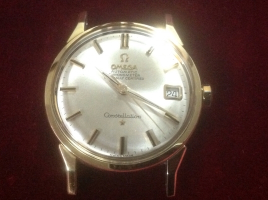 ขายตัวเรือนนาฬิกา Vintage Omega หน้าเรียบแหวนทองคำแท้ ขาสิงห์ หอดูดาว