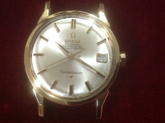 ขายตัวเรือนนาฬิกา Vintage Omega หน้าเรียบแหวนทองคำแท้ ขาสิงห์ หอดูดาว