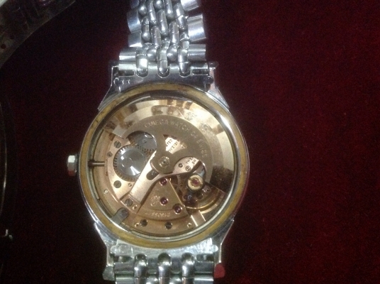 ขายนาฬิกา Vintage Omega หน้า 12 เหลี่ยม แสตนเลสขาสิงห์ หอดูดาว