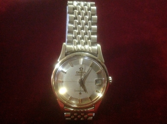 ขายนาฬิกา Vintage Omega หน้า 12 เหลี่ยม ขานก หอดูดาวแสตนเลส  2 กษัตริย์